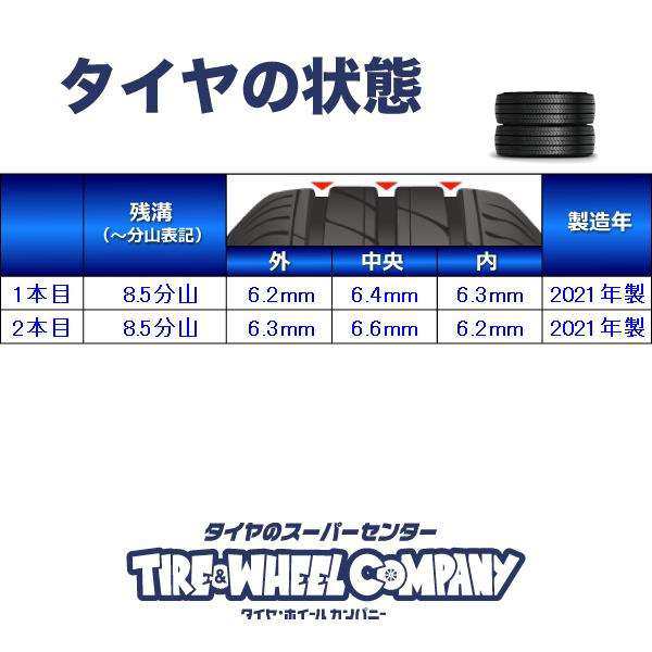 【中古】ヨコハマ ブルーアース E51 225/60R17  2本セット サマータイヤの通販は