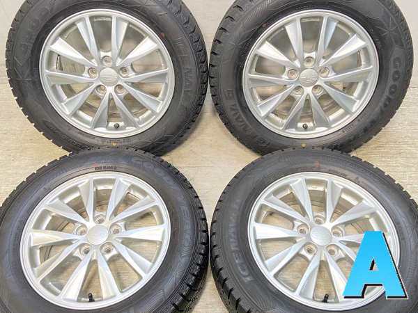 【中古】グッドイヤー アイスナビ 6 195/65R15 スバル純正 15インチ 100-5穴 4本 中古タイヤ・スタッドレスタイヤ