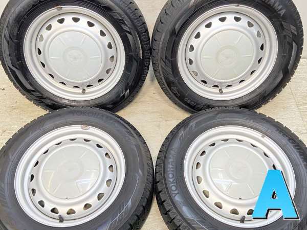 【中古】ヨコハマ アイスガード iG60 195/65R15  キャロウィン AP 15インチ 100/114.3-5穴 4本 中古タイヤ・スタッドレスタイヤの通販は