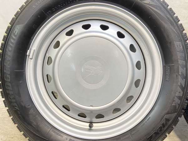 【中古】BS ブリザック VRX2 185/60R15 キャロウィン R6 15インチ 100/114.3-4穴 4本 中古タイヤ・スタッドレスタイヤ_4