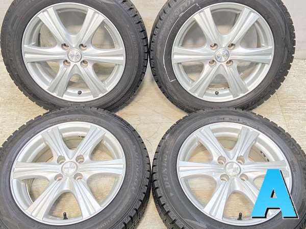 【中古】ダンロップ ウィンターマックス WM02 175/65R15 　 SIBILLA RZ 15インチ 100-4穴 4本 中古タイヤ・スタッドレスタイヤ