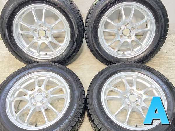 【中古】ダンロップ ウィンターマックス WM02 185/65R15 　 ECOFORME 15インチ 100-5穴 4本 中古タイヤ・スタッドレスタイヤの通販は
