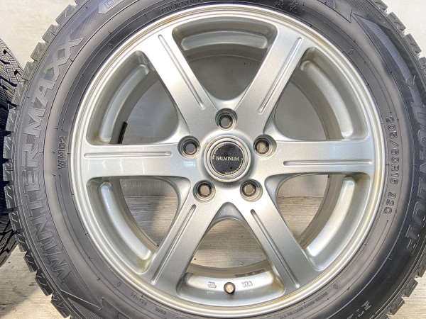 中古】ダンロップ ウィンターマックス WM02 205/60R16 BALMINUM