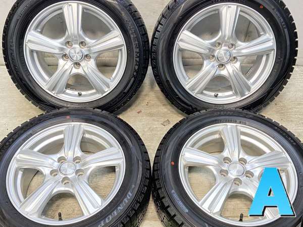 【中古】ダンロップ ウィンターマックス WM02 205/55R16 VIOLENTO 16インチ 100-5穴 4本 中古タイヤ・スタッドレスタイヤ スタッドレスタイヤ・ホイールセット