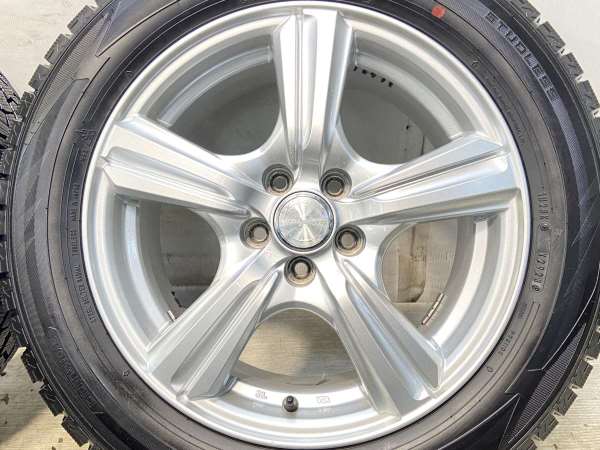 【中古】ダンロップ ウィンターマックス WM02 205/55R16 　 VIOLENTO 16インチ 100-5穴 4本 中古タイヤ・スタッドレスタイヤ スタッドレスタイヤ・ホイールセット