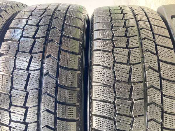 【中古】ダンロップ ウィンターマックス WM02 205/55R16 　 VIOLENTO 16インチ 100-5穴 4本 中古タイヤ・スタッドレスタイヤ スタッドレスタイヤ・ホイールセット