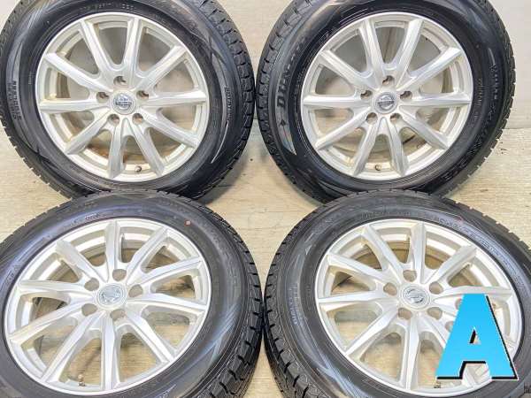 【中古】ダンロップ ウィンターマックス SJ8 225/65R17 日産純正 17インチ 114.3-5穴 4本 中古タイヤ・スタッドレスタイヤ