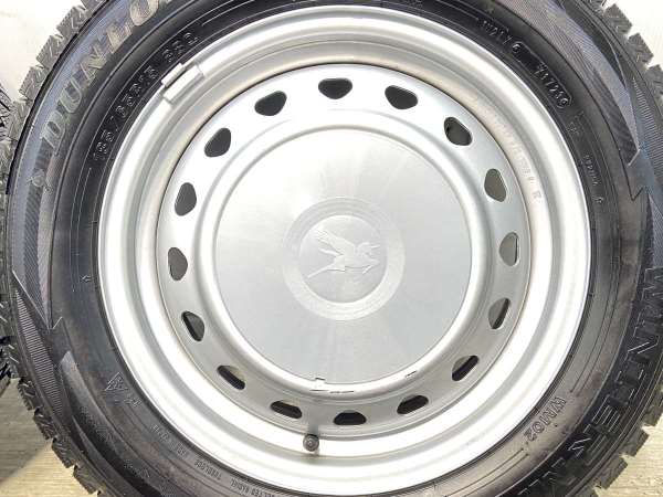 【中古】DUNLOP WM02 185/65R15 キャロウィン S7 15インチ 100/114.3-4穴 4本 中古タイヤ・スタッドレスタイヤ_6