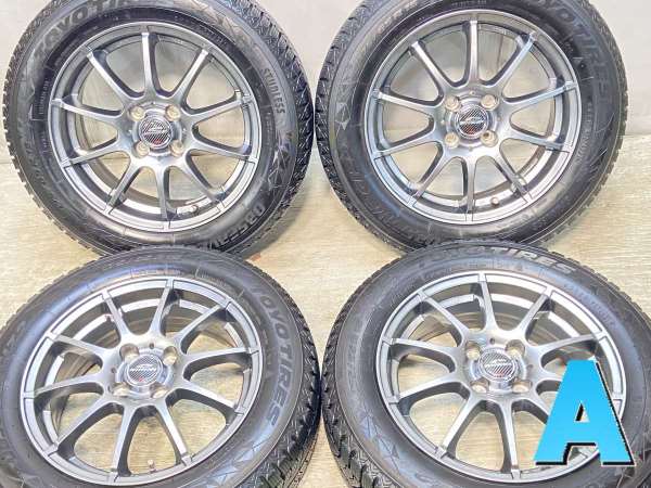 中古】トーヨータイヤ オブザーブ GIZ2 175/65R15 SCHNEDER 15インチ 