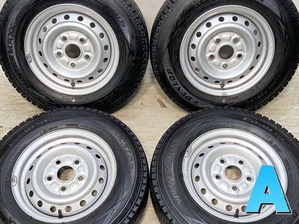 【中古】ダンロップ ウィンターマックス SV01 165R13 ダイハツ純正 13インチ 114.3-5穴 4本 中古タイヤ・スタッドレスタイヤ