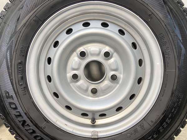 【中古】ダンロップ ウィンターマックス SV01 165R13 ダイハツ純正 13インチ 114.3-5穴 4本 中古タイヤ・スタッドレスタイヤ_6