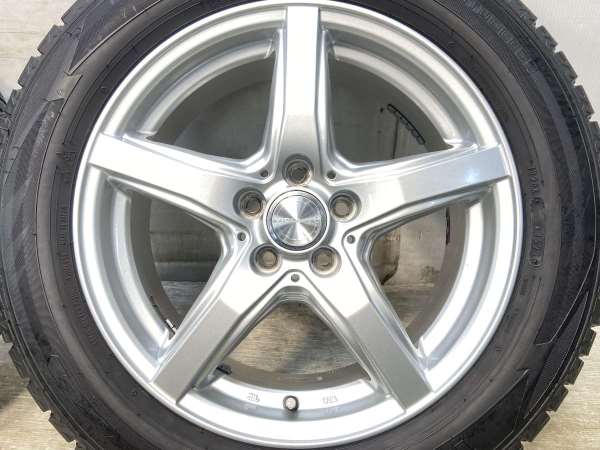 【中古】ダンロップ ウィンターマックス WM02 205/55R16 　 VIOLENTO 16インチ 100-5穴 4本 中古タイヤ・スタッドレスタイヤ_3