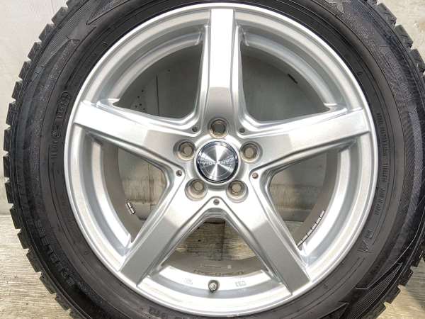 【中古】ダンロップ ウィンターマックス WM02 205/55R16 　 VIOLENTO 16インチ 100-5穴 4本 中古タイヤ・スタッドレスタイヤ_4
