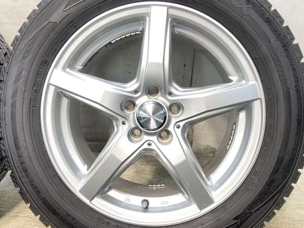 【中古】ダンロップ ウィンターマックス WM02 205/55R16 　 VIOLENTO 16インチ 100-5穴 4本 中古タイヤ・スタッドレスタイヤ_5