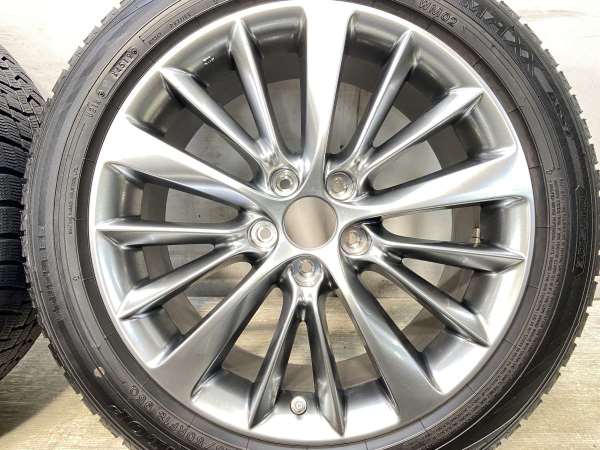 【中古】ダンロップ ウィンターマックス WM02 225/50R18 日産純正 18インチ 114.3-5穴 4本 中古タイヤ・スタッドレスタイヤ スタッドレスタイヤ・ホイールセット