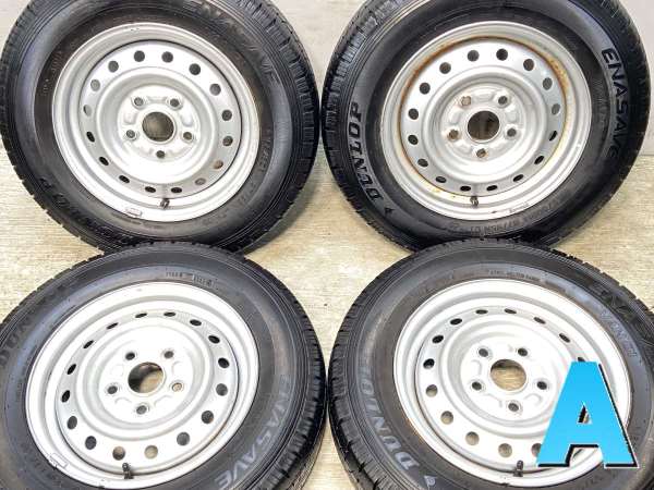【中古】ダンロップ エナセーブ VAN01 165/80R14 　 D8X 14インチ 114.3-5穴 4本 中古タイヤ・サマータイヤ