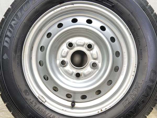 【中古】ダンロップ エナセーブ VAN01 165/80R14 　 D8X 14インチ 114.3-5穴 4本 中古タイヤ・サマータイヤ_6