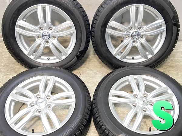 【中古】ブリヂストン アイスパートナー2 205/60R16 　 ジョーカー 16インチ 114.3-5穴 4本 中古タイヤ・スタッドレスタイヤ