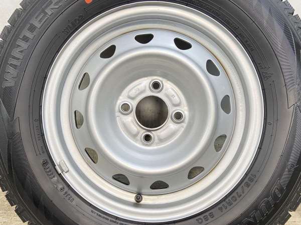 185／70R14（スタッドレスタイヤ・ホイールセット 中古品 中古タイヤ 