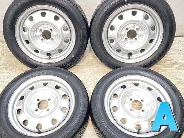 【中古】ダンロップ エナセーブ EC204 185/60R15 TOPY M60 15インチ 100-4穴 4本 中古タイヤ・サマータイヤ