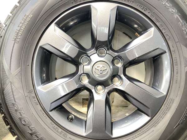 純正ホイール 17インチ スタッドレスタイヤ 265/65R17 DUNLOP