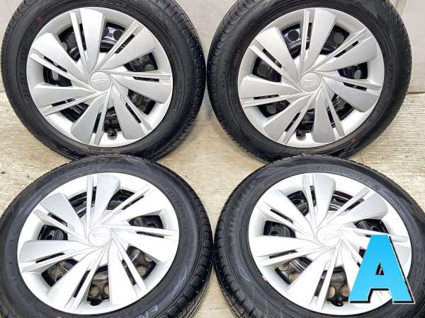 ダイハツ純正アルミホイール➕DUNLOPエナセーブ155/65R14 DUNLOP 中古タイヤ サマータイヤ ホイールセット 4本セット 155