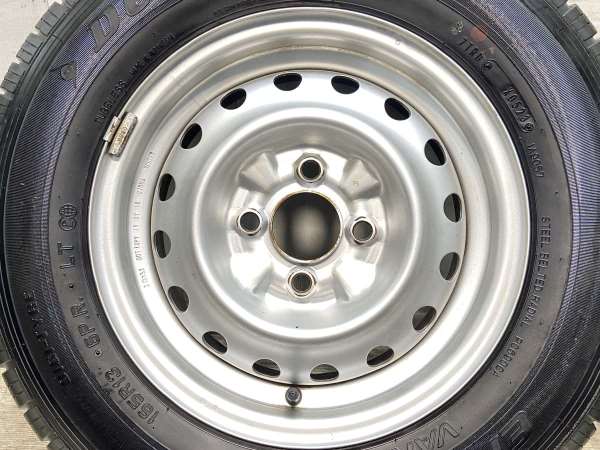 【中古】ダンロップ エナセーブ VAN01 165R13 日産純正 13インチ 100-4穴 4本 中古タイヤ・サマータイヤ