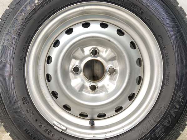 【中古】ダンロップ エナセーブ VAN01 165R13 日産純正 13インチ 100-4穴 4本 中古タイヤ・サマータイヤ