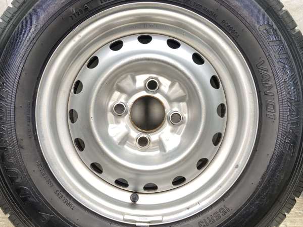 【中古】ダンロップ エナセーブ VAN01 165R13 日産純正 13インチ 100-4穴 4本 中古タイヤ・サマータイヤ