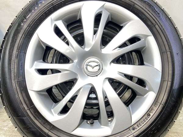 185/65R15 ブリヂストンMAZDA純正4穴ホイール付4本