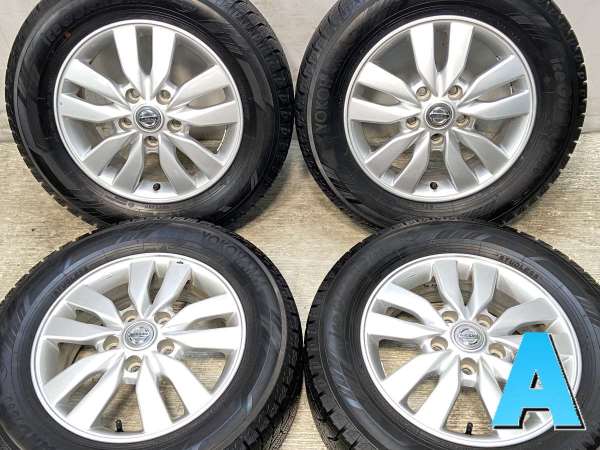 日産セレナ純正ホイール　IG60スタッドレスタイヤ4本セット　195/65R15 セレナ 中古 195/65R15 スタッドレスタイヤ ホイール 4本セット