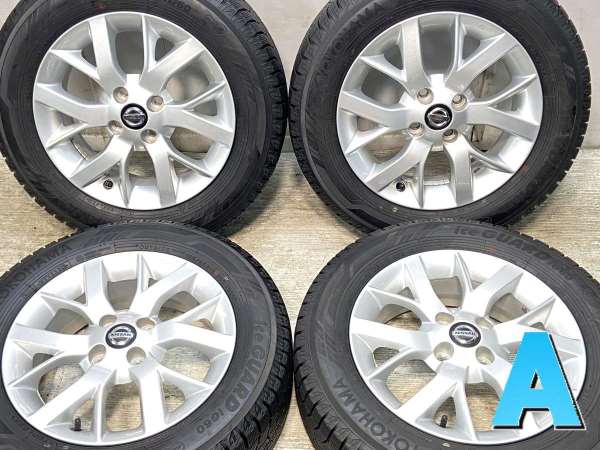 ヨコハマ ice GUARD iG50 PLUS 185/60R15 4本／2015年製8分山スタッドレスタイヤ／中古 微細な片減りあり／シエンタ フィット シャトル等に スタッドレス 4本 185⁄60R15 ヨコハマ ICE GUARD IG50 PLUS BLUEARTH