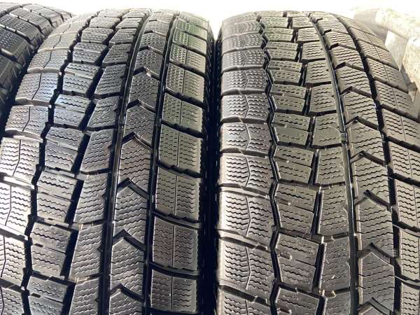 中古スタッドレスタイヤ 　195/65R15 4本　ダンロップWM02 スタッドレス】DUNLOP WINTERMAXX WM02 195/65R15 91Q M+S 中古タイヤ4