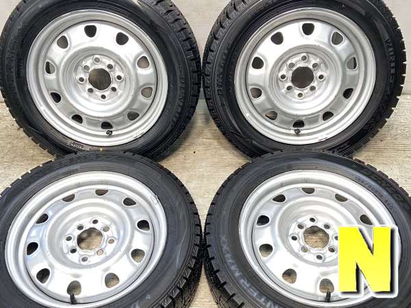 28 DUNLOP WM02 185/60R15 8分目 ホンダ スタッドレス 中古