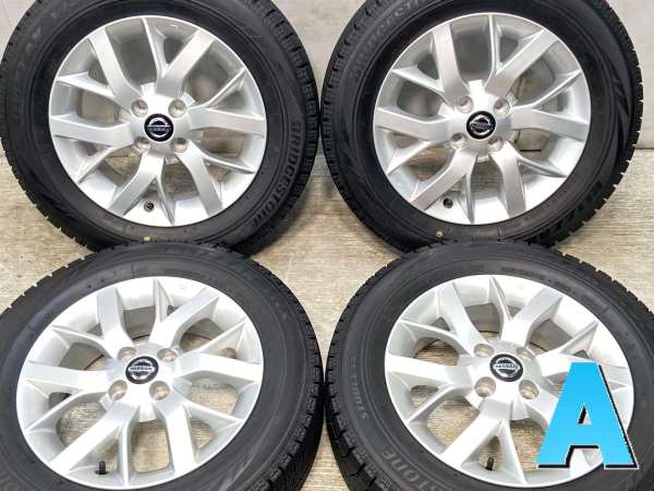 １８５／６５Ｒ１５　スタッドレス＆アルミホイール４本セット　中古品　 185⁄65R15 ブリヂストンスタットレスタイヤ ホイールセット 15インチ