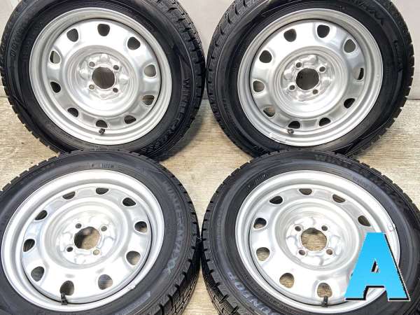 スタッドレス ダンロップ 185/60R15 2018年製 4穴 ホイール付き 170