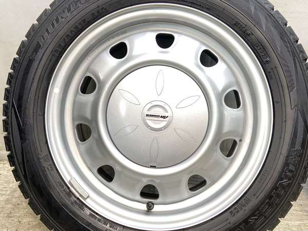 中古】DUNLOP ウィンターマックス WM02 185/60R15 SCHWARZ MV 15インチ