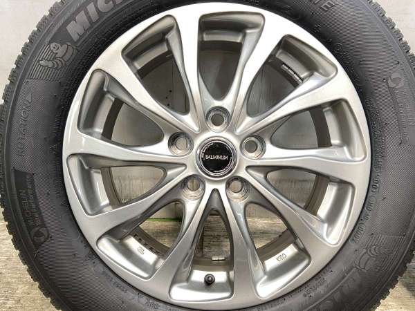 【中古】ミシュラン CROSS CLIMATE 215/60R16 　 BALMINUM 16インチ 114.3-5穴 4本 中古タイヤ・スタッドレスタイヤ_4