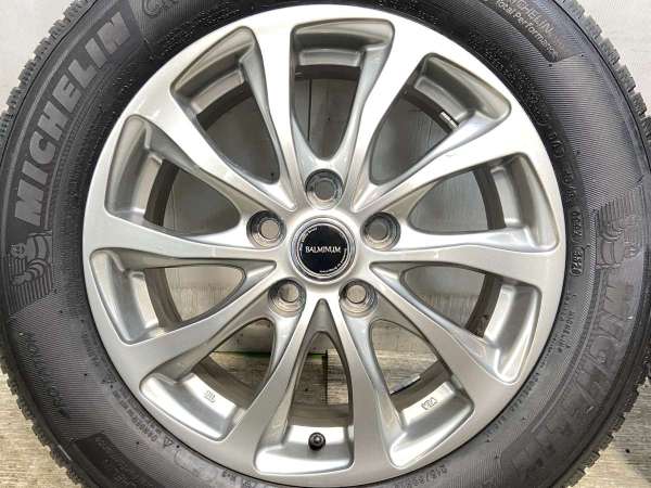 【中古】ミシュラン CROSS CLIMATE 215/60R16 　 BALMINUM 16インチ 114.3-5穴 4本 中古タイヤ・スタッドレスタイヤ_5