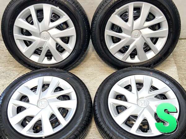 【中古】ダンロップ エナセーブ EC204 155/65R14 ホンダ純正 14インチ 100-4穴 4本 中古タイヤ・サマータイヤ