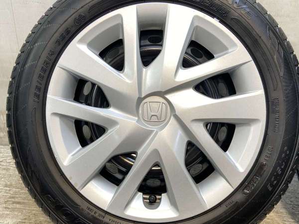 【中古】ダンロップ エナセーブ EC204 155/65R14 ホンダ純正 14インチ 100-4穴 4本 中古タイヤ・サマータイヤ