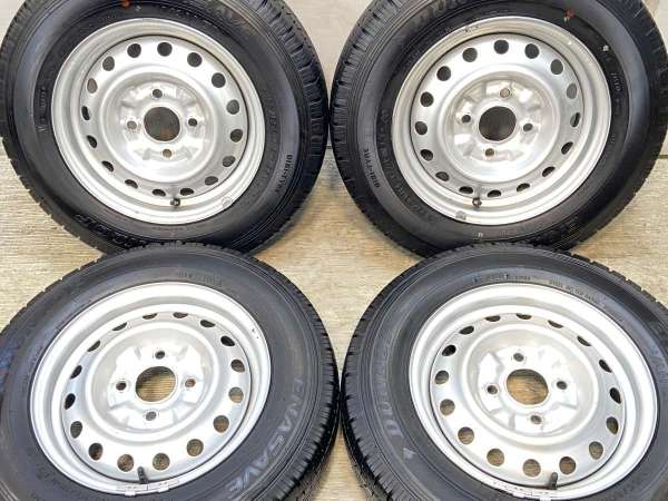【中古】ダンロップ エナセーブ VAN01 165/80R14 日産純正 14インチ 114.3-4穴 4本 中古タイヤ・サマータイヤ