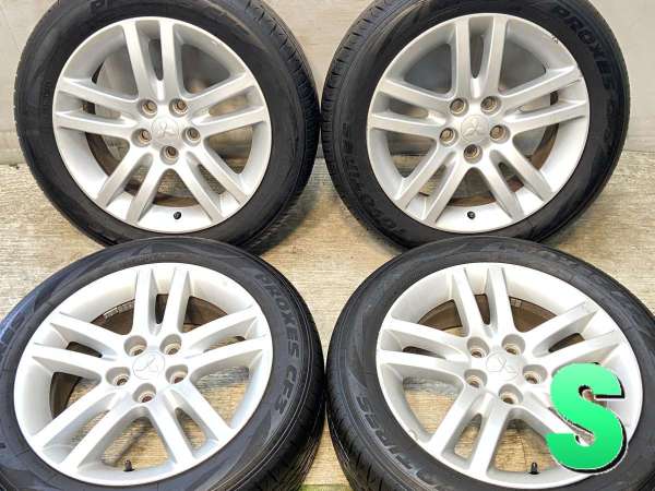 【中古】トーヨータイヤ プロクセス CF3 215/55R17 三菱純正 17インチ 114.3-5穴 4本 中古タイヤ・サマータイヤ