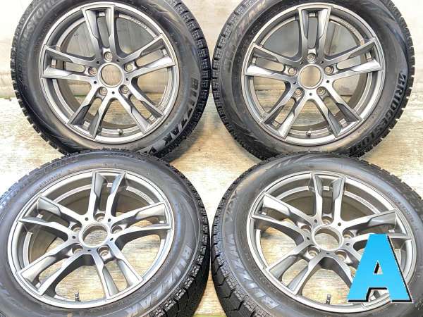 205/65R15ブリザック&マルチ5穴アルミホイールの4本セット 205/65R15ブリザック&マルチ5穴アルミホイールの4本セット