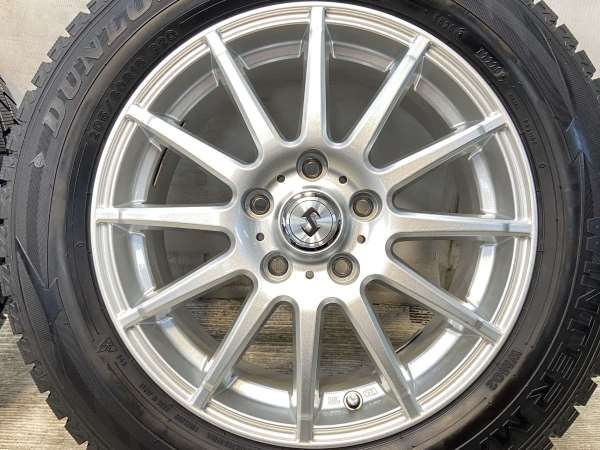 ダンロップ スタッドレスタイヤ 215/60R-16 アルミホイール 4本 Amazon