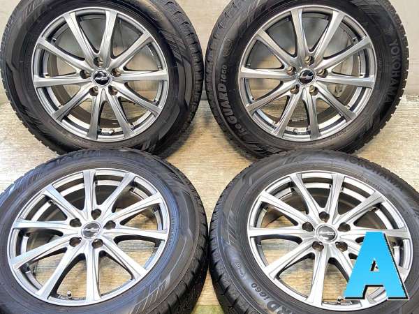 YOKOHAMA 195⁄60R17 23年製 スタッドレスタイヤ バリ溝 バリ山