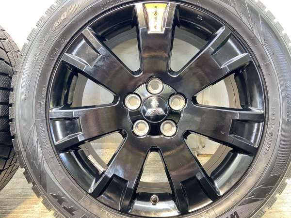 中古】トーヨータイヤ ウィンタートランパス TX 225/55R18 三菱純正 18 