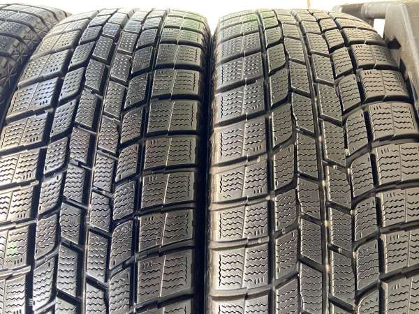 グットイヤー アイスナビ7 155/65R14 8部山2022年製造 グッドイヤー 155/65R14 スタッドレスタイヤ 4本セット GOODYEAR