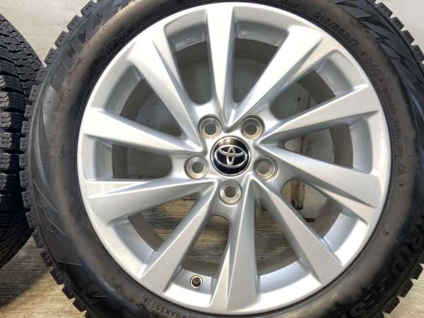 210 クラウン 17インチ純正ホイール 215/55R17スタッドレスタイヤ 取来人限定 210系 クラウン 純正17ｲﾝﾁｱﾙﾐ＆ｽﾀｯﾄﾞﾚｽﾀｲﾔ 4本ｾｯﾄ 215