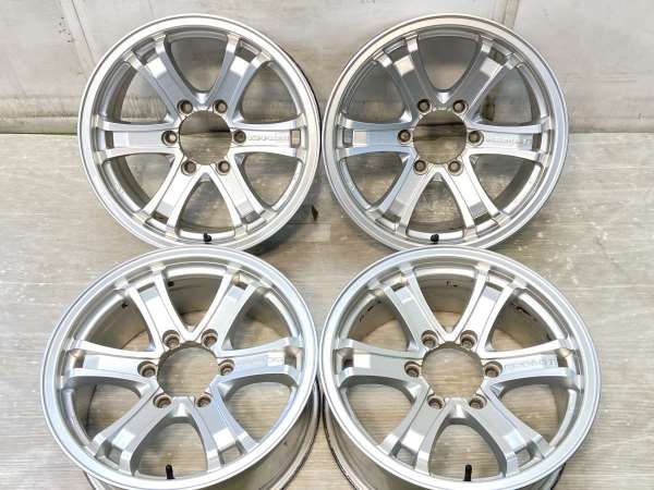 中古】WEDS キーラー 17x7.5 25 139.7-6穴 4本 中古ホイール・中古